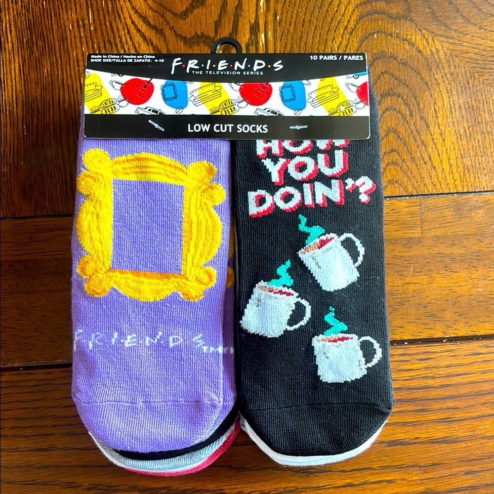 Friends Low Cut Socks - 10 pack